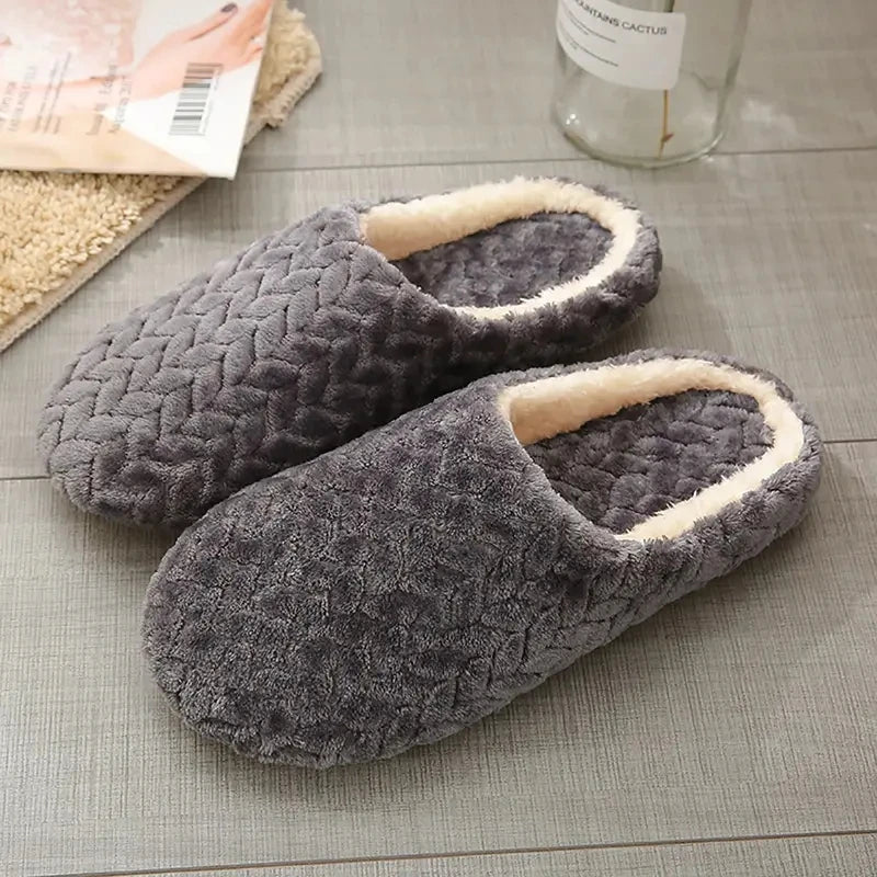 Unisex Fluffy Indoor Slippers
