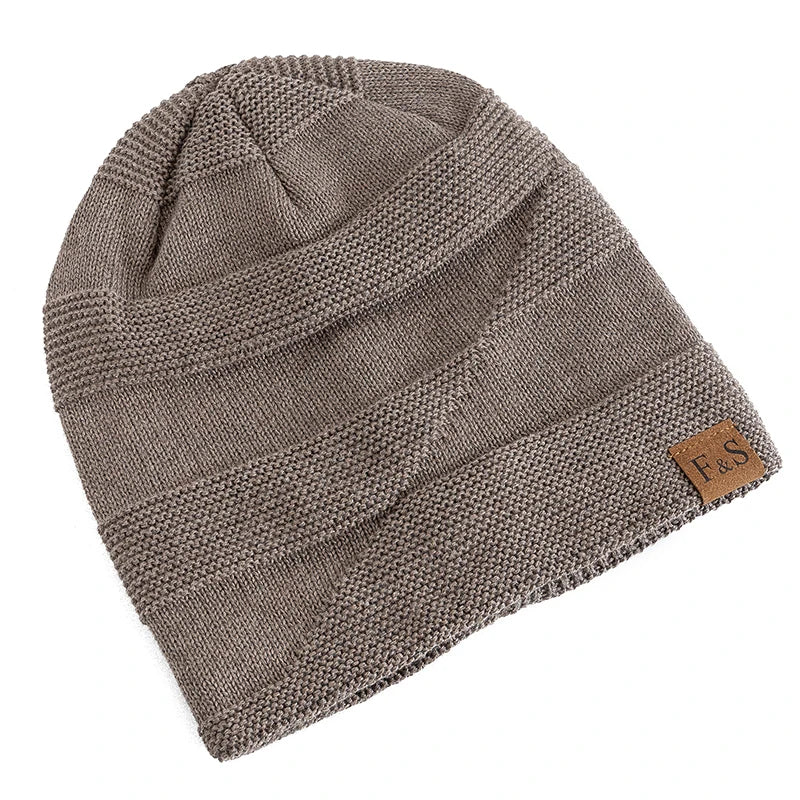 Warm Fur-Lined Casual Beanie