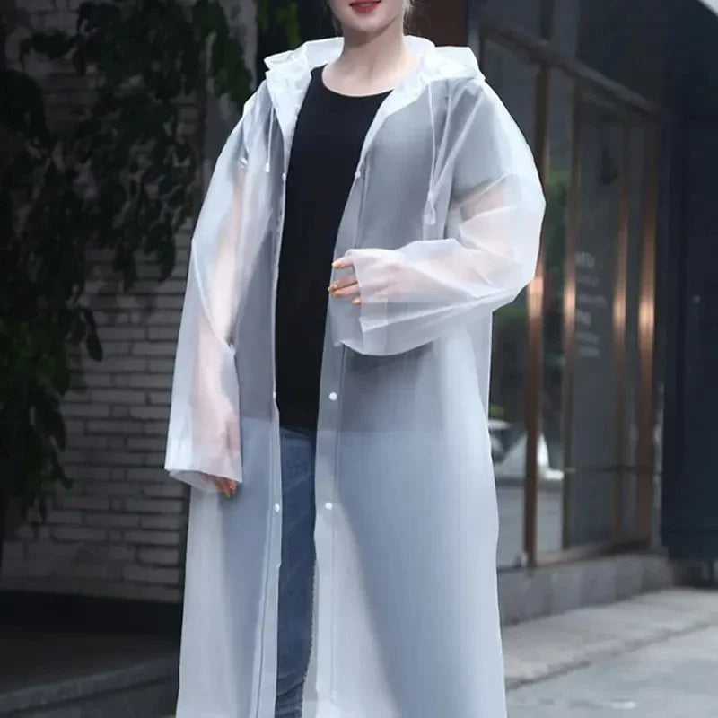 Adult Waterproof One-Piece Raincoat