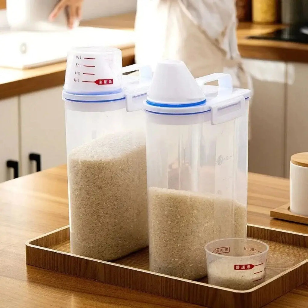 1pc Rice And Grains Food Storage Canister