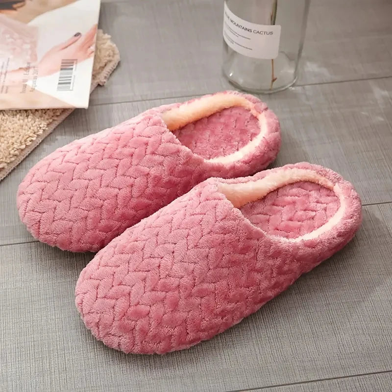 Unisex Fluffy Indoor Slippers