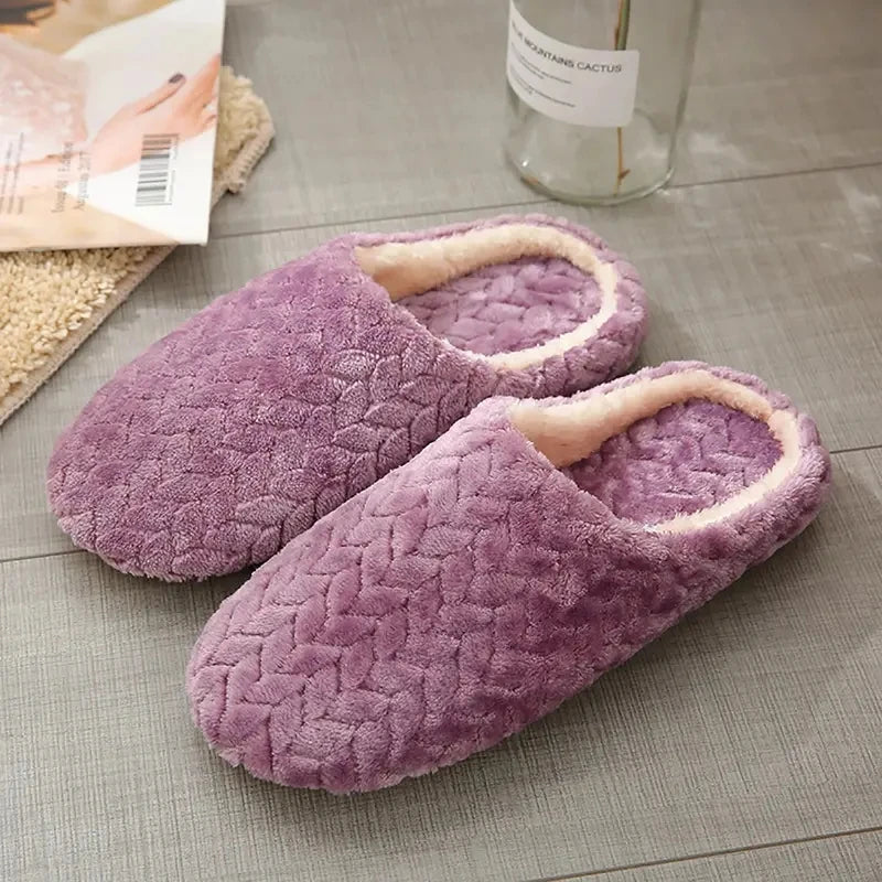 Unisex Fluffy Indoor Slippers