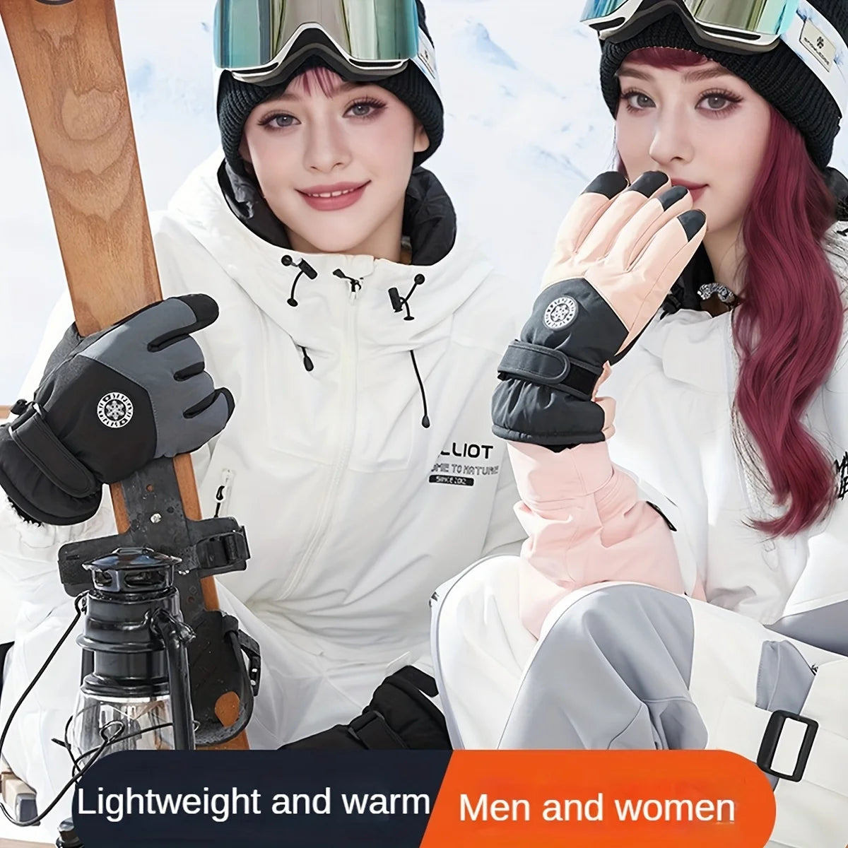 Fashionable design, compatible with touchscreen, thick inner lining, windproof