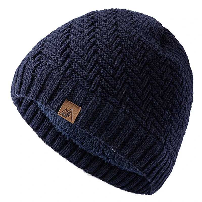 Unisex Peak Label Winter Hat
