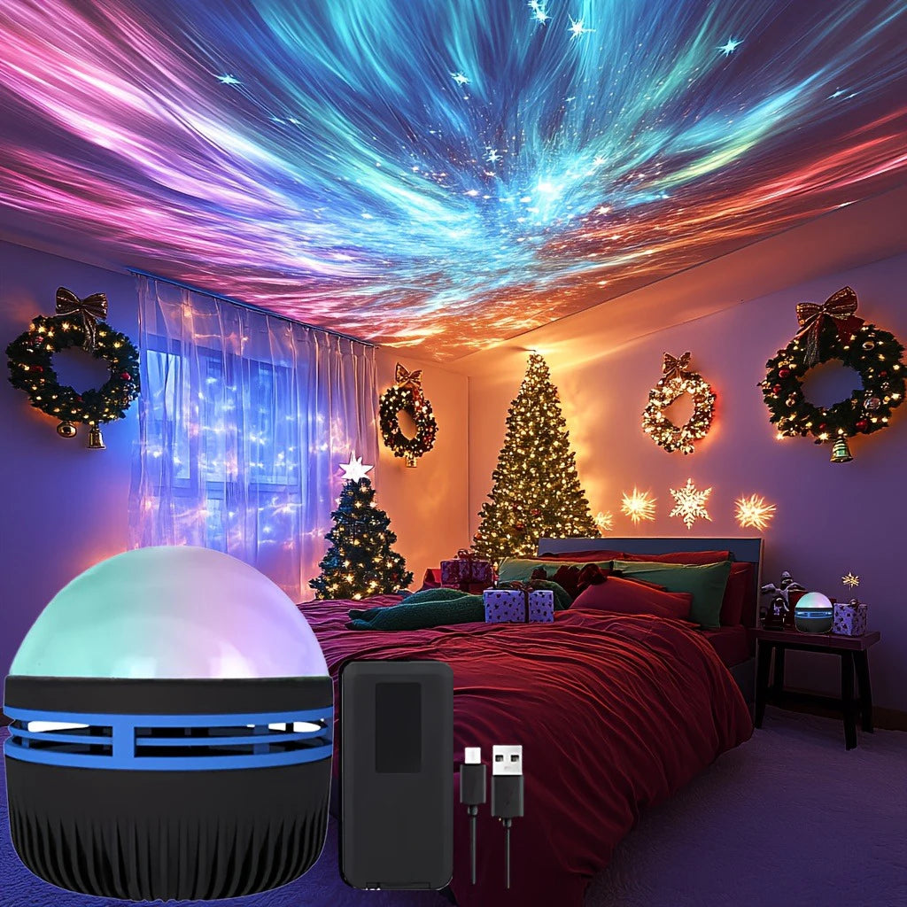 1pc LED Northern Lights Projection Lamp
