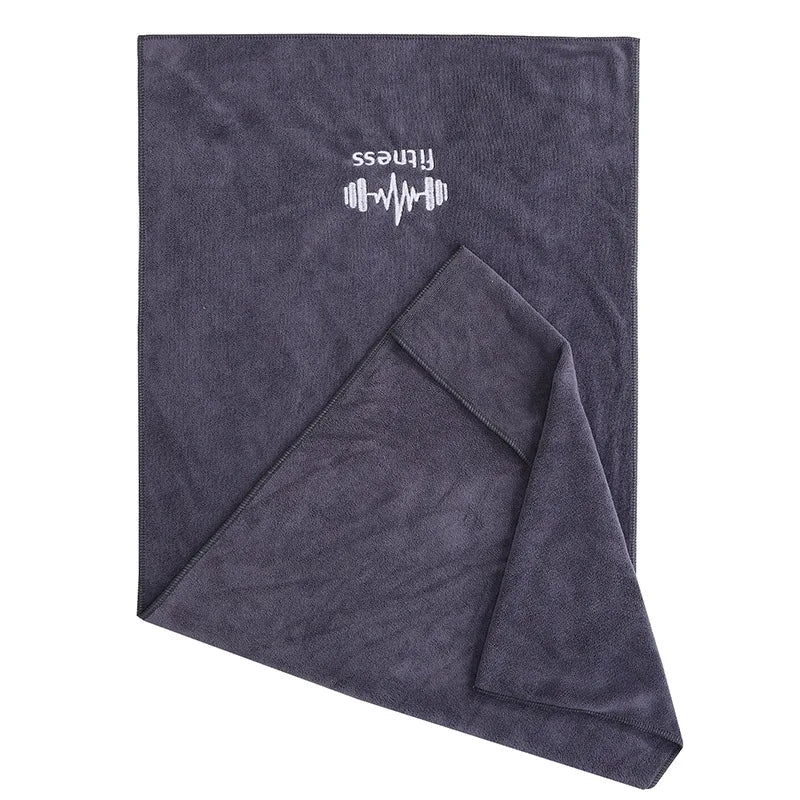 Grey Unisex Gym Towel