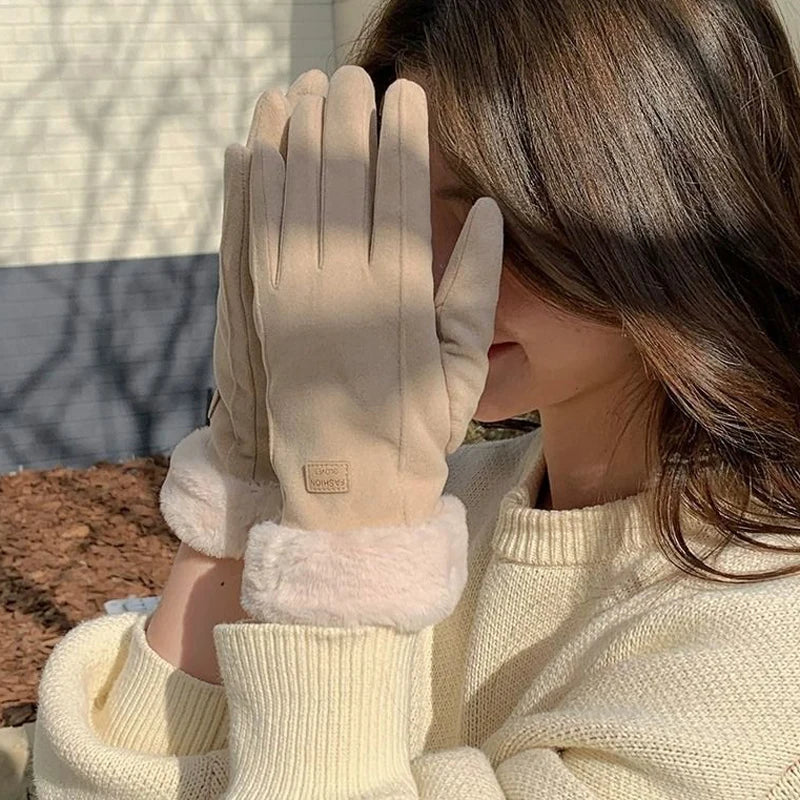 Women Winter Gloves Outdoor Warmth