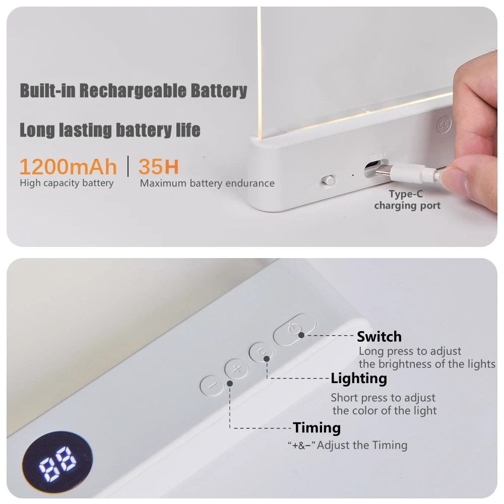 Light Eye Protection Reading Light Usb Charging