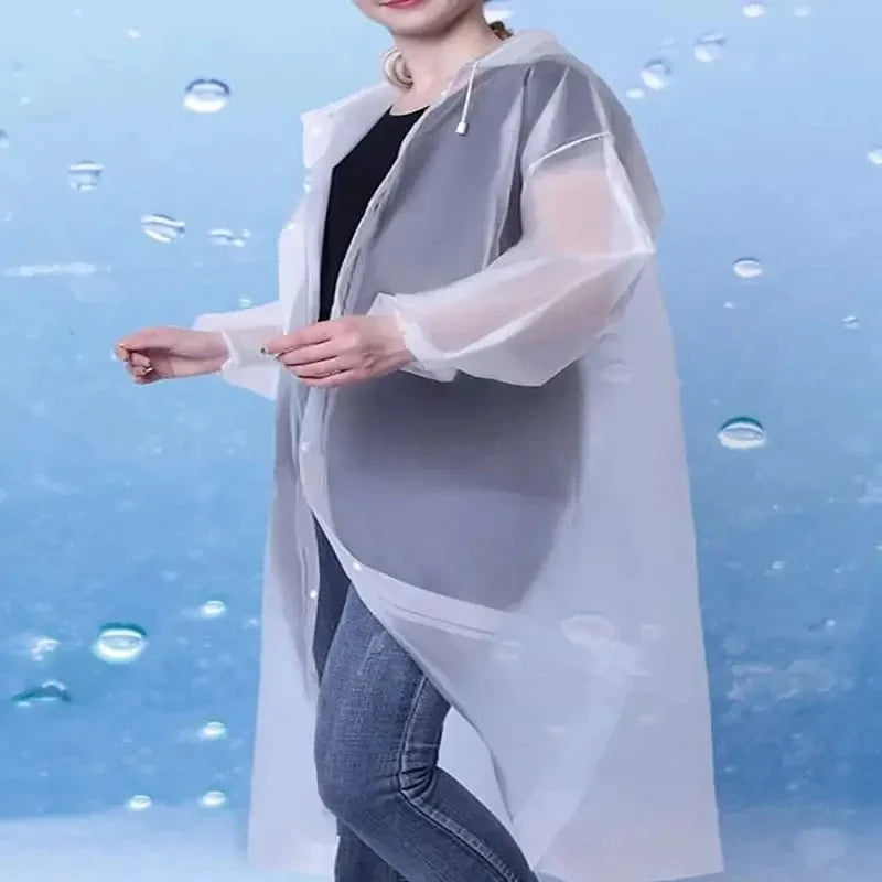 Adult Waterproof One-Piece Raincoat