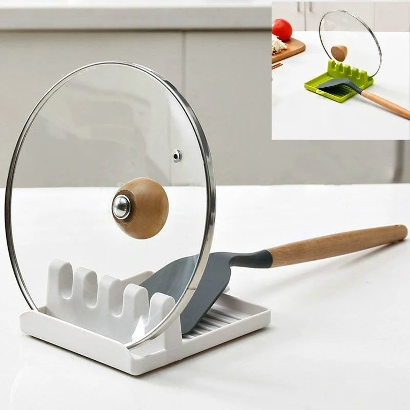 Kitchen Utensil & Spoon Rest Holder - Multi-Function Organizer