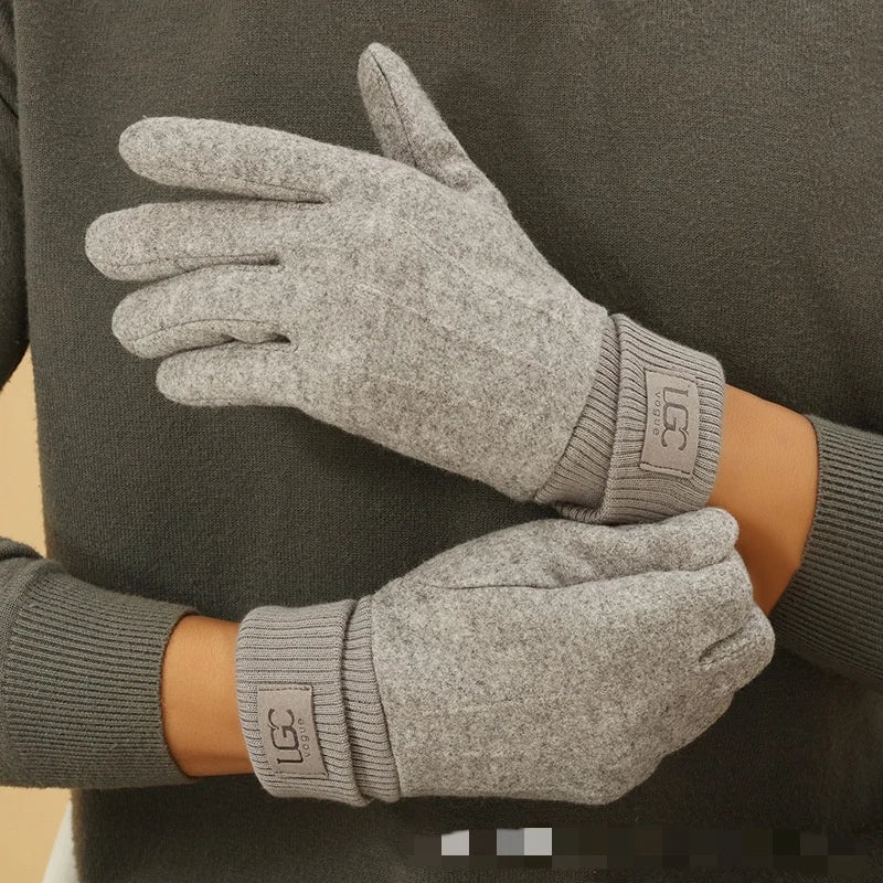Winter Cashmere Gloves for Women Warm Touch Screen