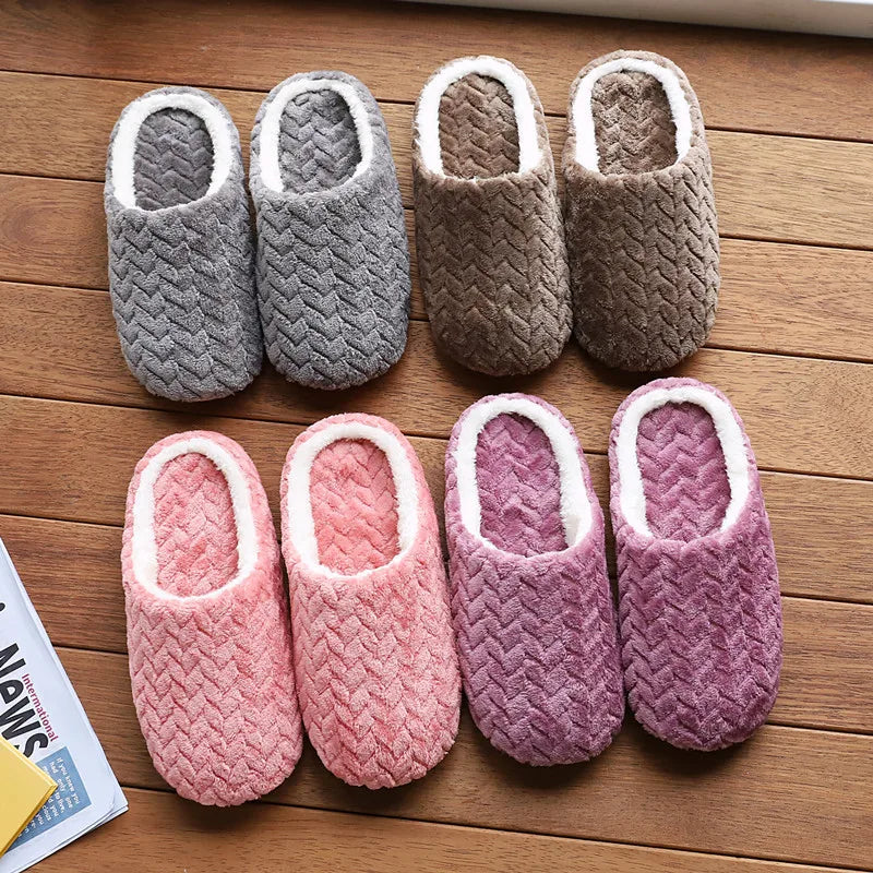 Unisex Fluffy Indoor Slippers