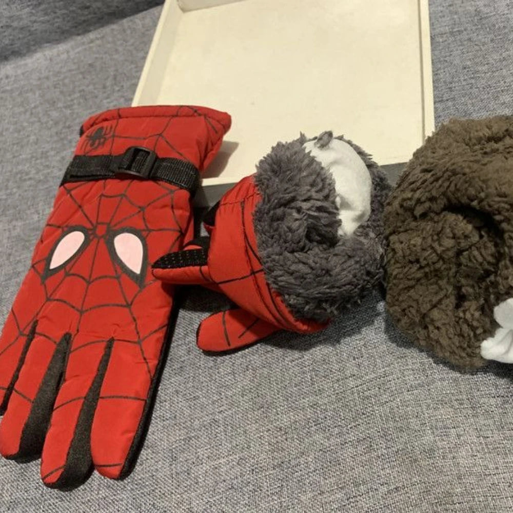Children Gloves Spider Man