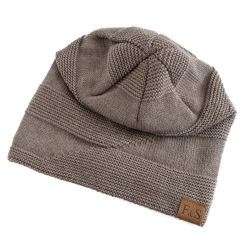Warm Fur-Lined Casual Beanie