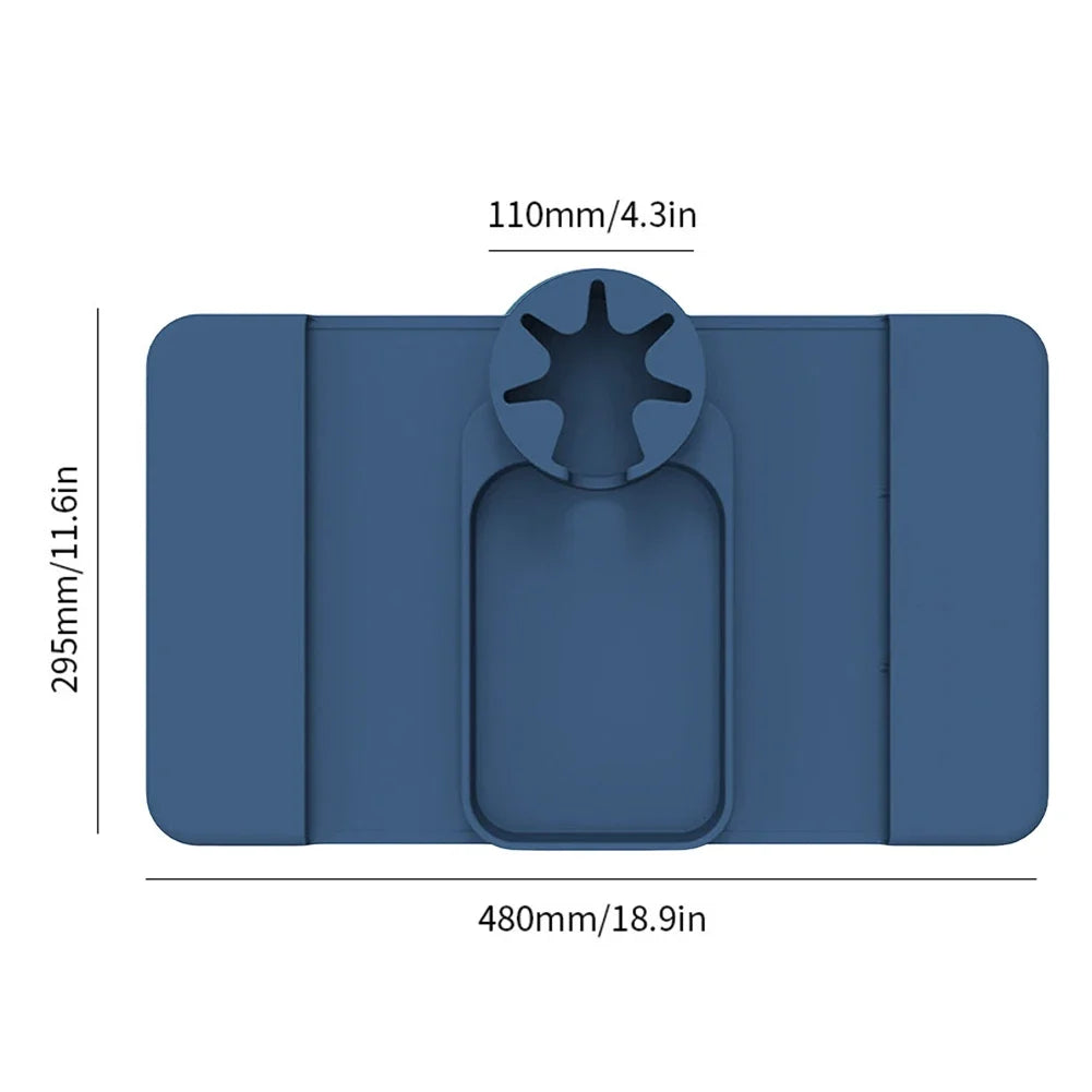 Silicone Couch Cup Holder Tray