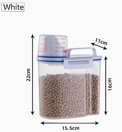 1pc Rice And Grains Food Storage Canister
