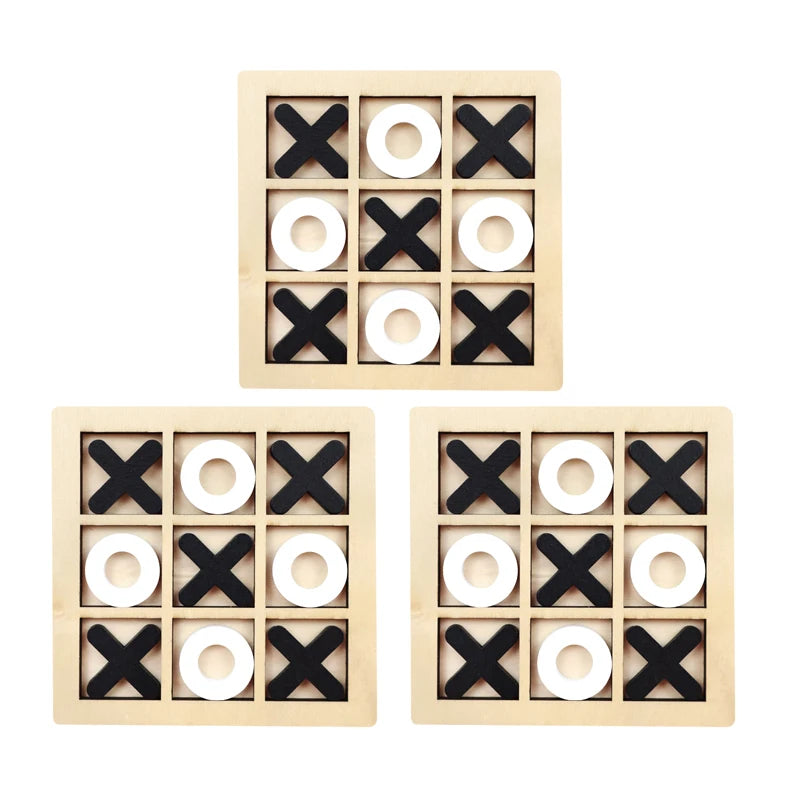 Montessori Wooden Mini Chess Puzzle