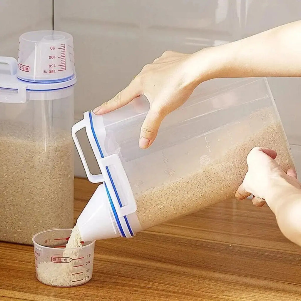 1pc Rice And Grains Food Storage Canister