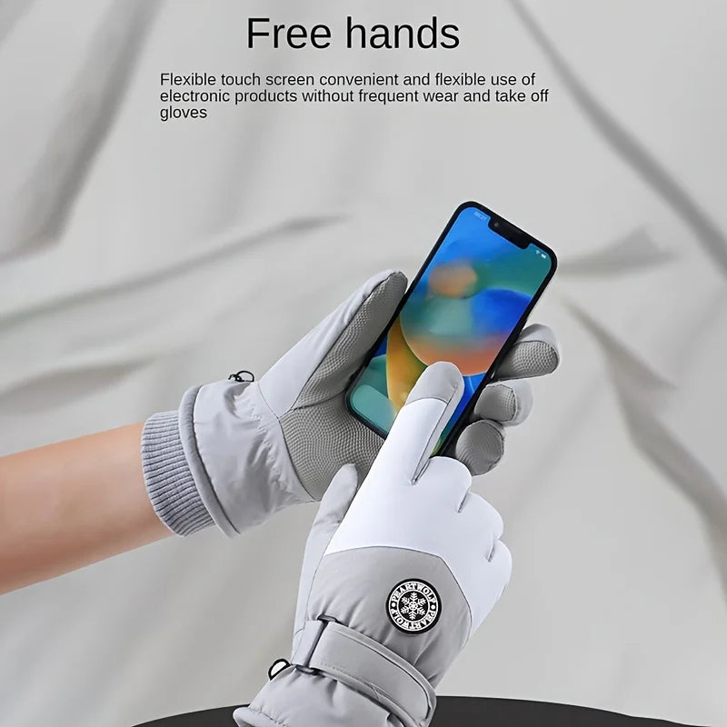 Fashionable design, compatible with touchscreen, thick inner lining, windproof