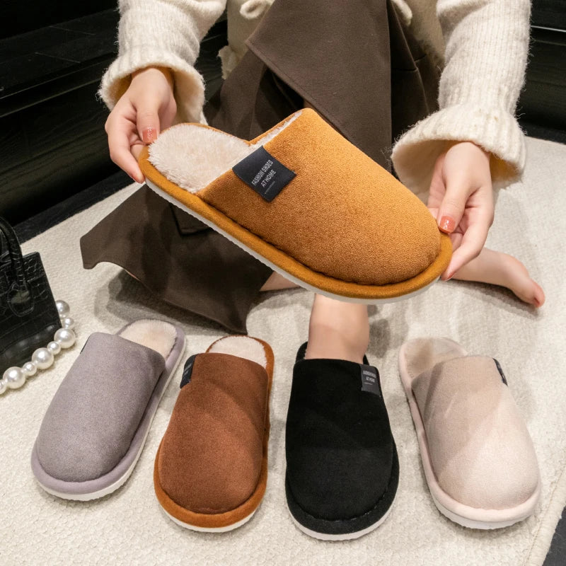 Winter Warm Slippers Men House