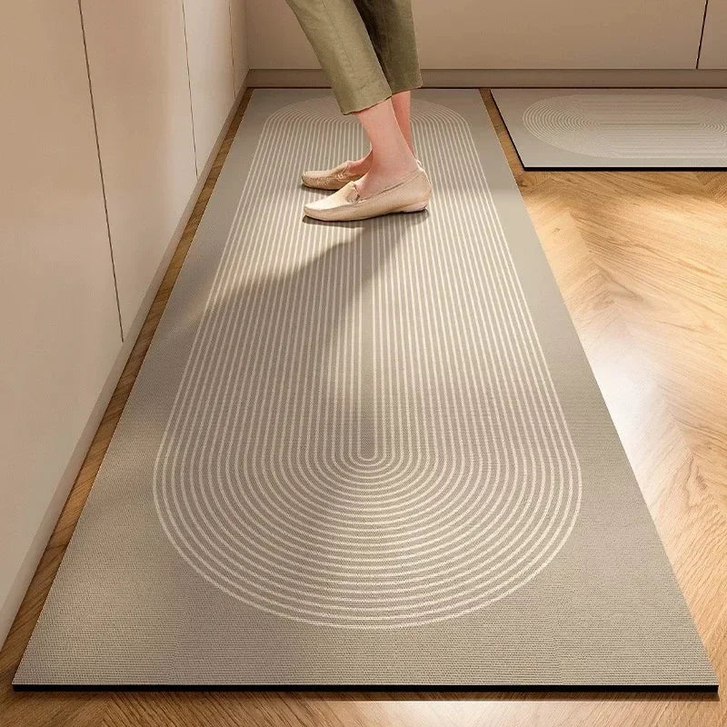 1/2PC Kitchen Floor Mat Non-Slip And Oil Resistant