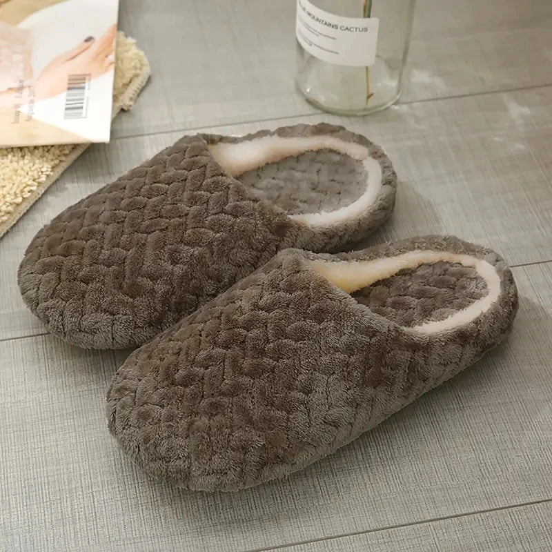 Unisex Fluffy Indoor Slippers