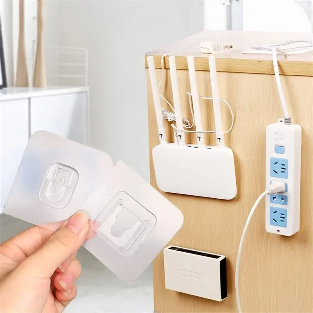 Double-Sided Transparent Wall Hooks