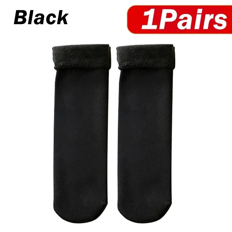 Women Winter Thicken Warm Short Socks- 1/2/4/5Pair