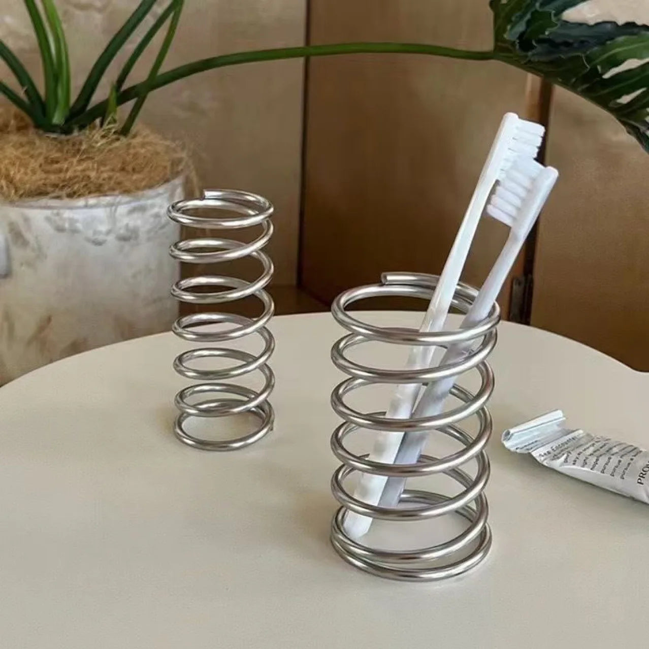 Stainless Steel Toothbrush Holder