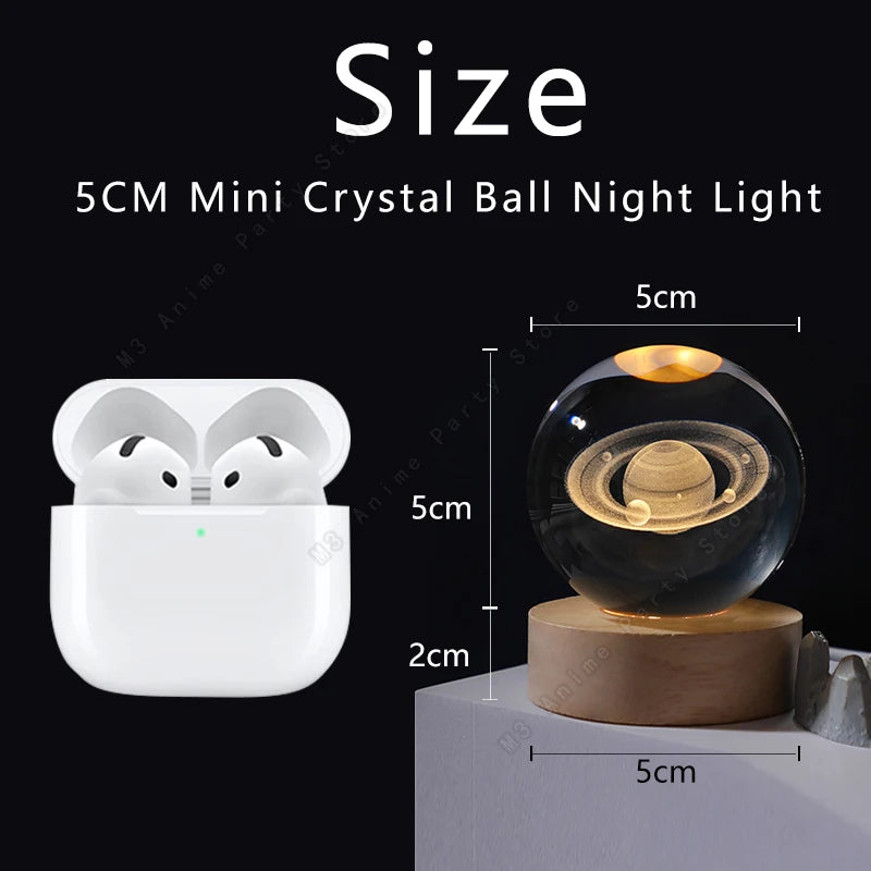 Unique 3D Crystal Ball Night Light