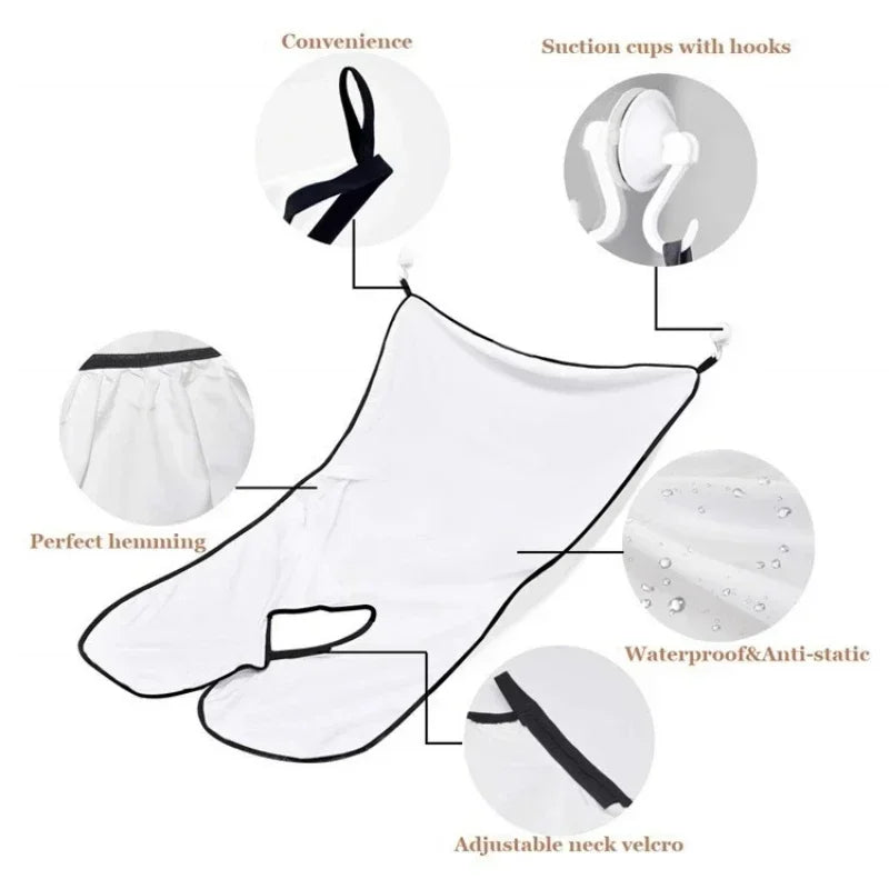 Men’s Shaving Apron with Suction Cups