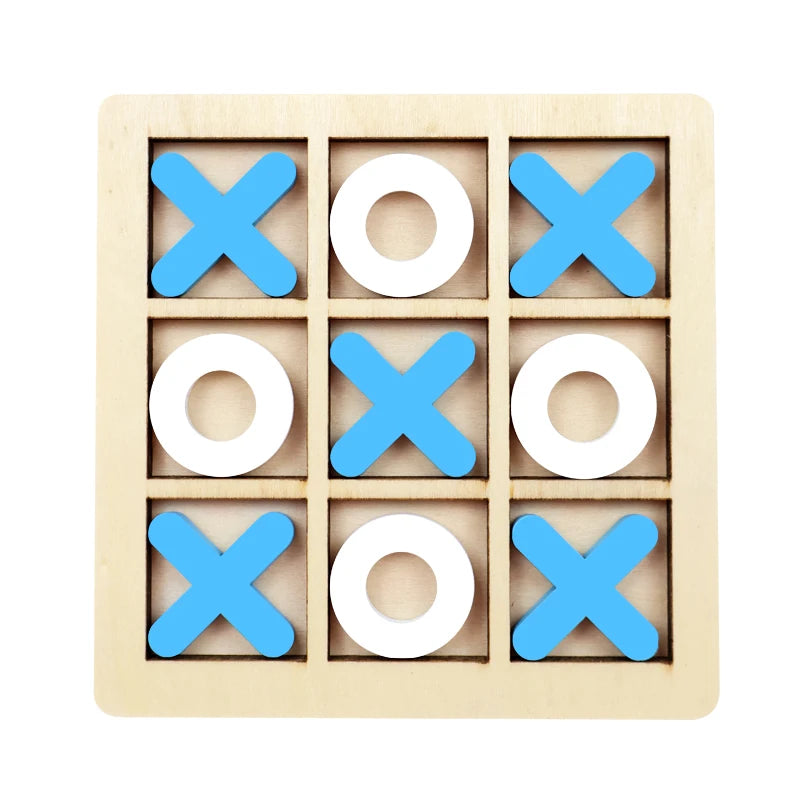 Montessori Wooden Mini Chess Puzzle
