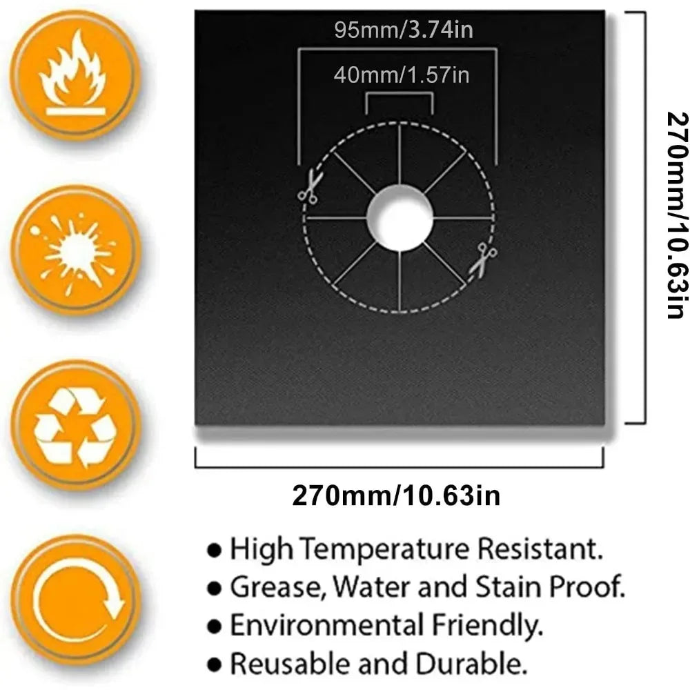 Gas Stove Protector Cooker 2-4pcs