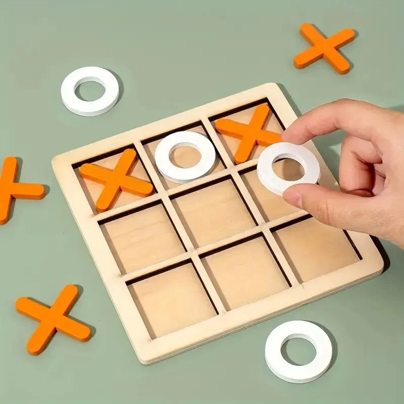Montessori Wooden Mini Chess Puzzle