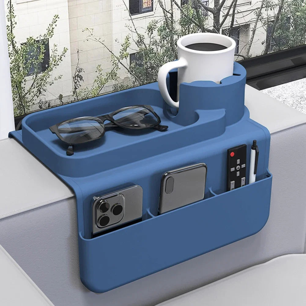 Silicone Couch Cup Holder Tray