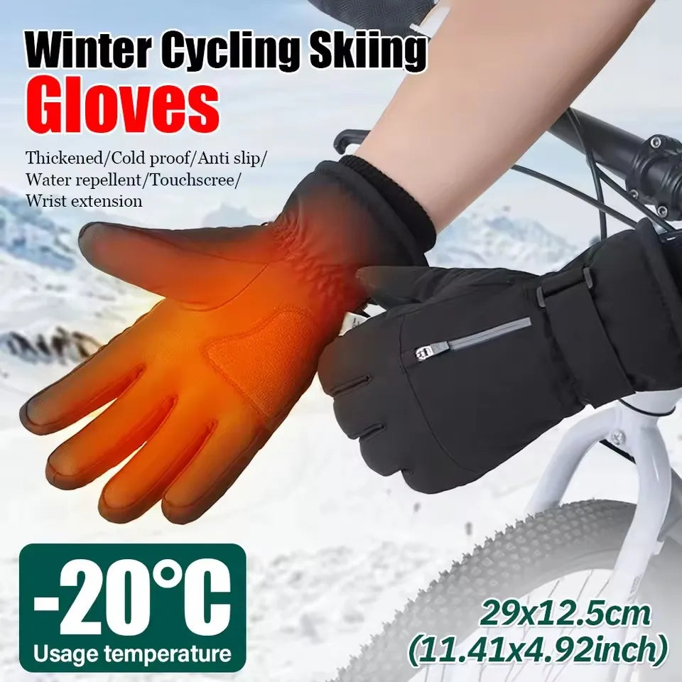 GTUBIKE Winter Warm Gloves for Outdoor Cycling Skiing
