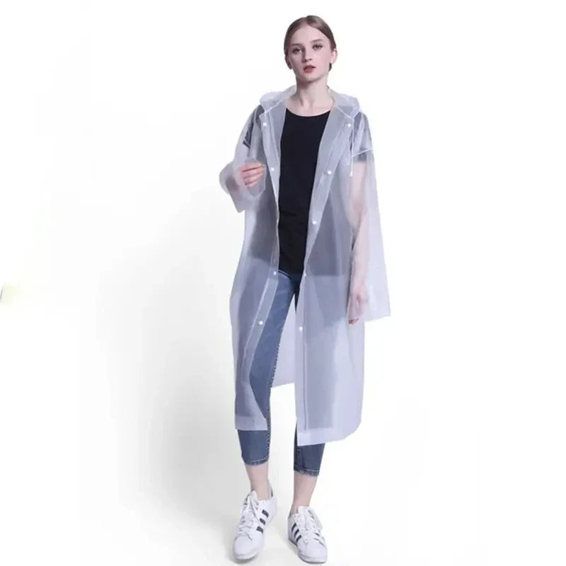 Adult Waterproof One-Piece Raincoat