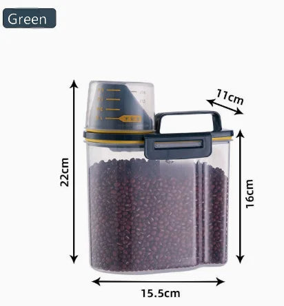 1pc Rice And Grains Food Storage Canister