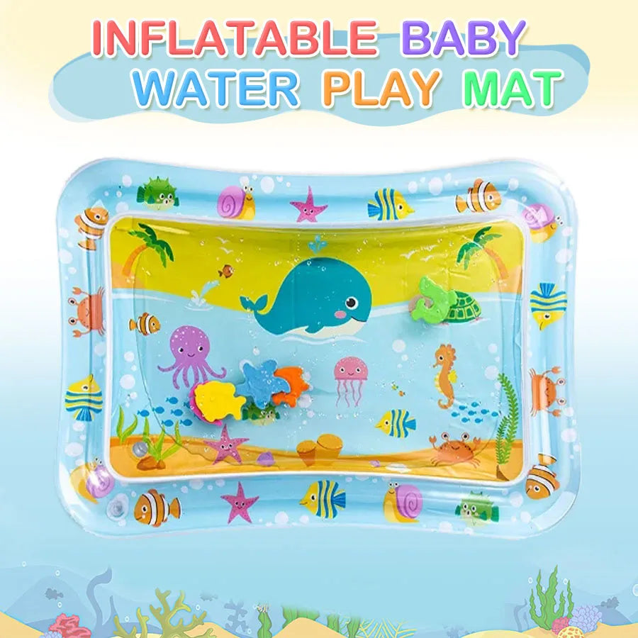 Inflatable Baby Water Play Mat – Tummy Time Activity for Infants