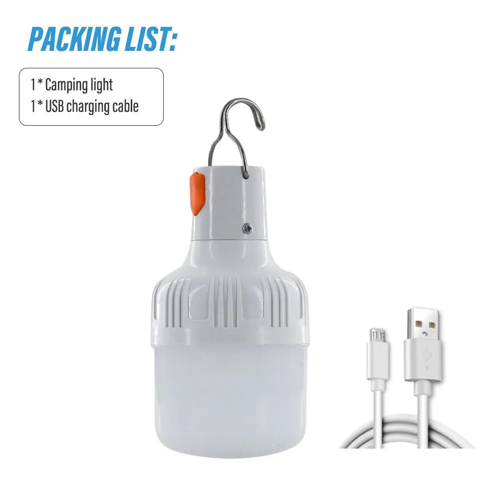 Outdoor USB Rechargeable LED Lamp Bulbs High Brightness