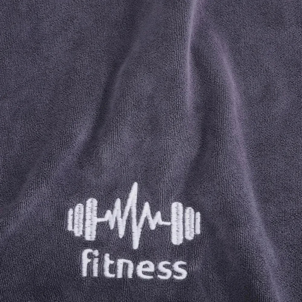 Grey Unisex Gym Towel