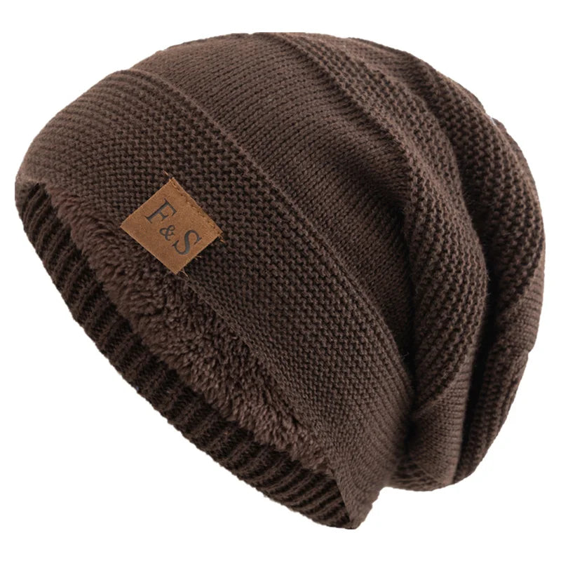 Warm Fur-Lined Casual Beanie