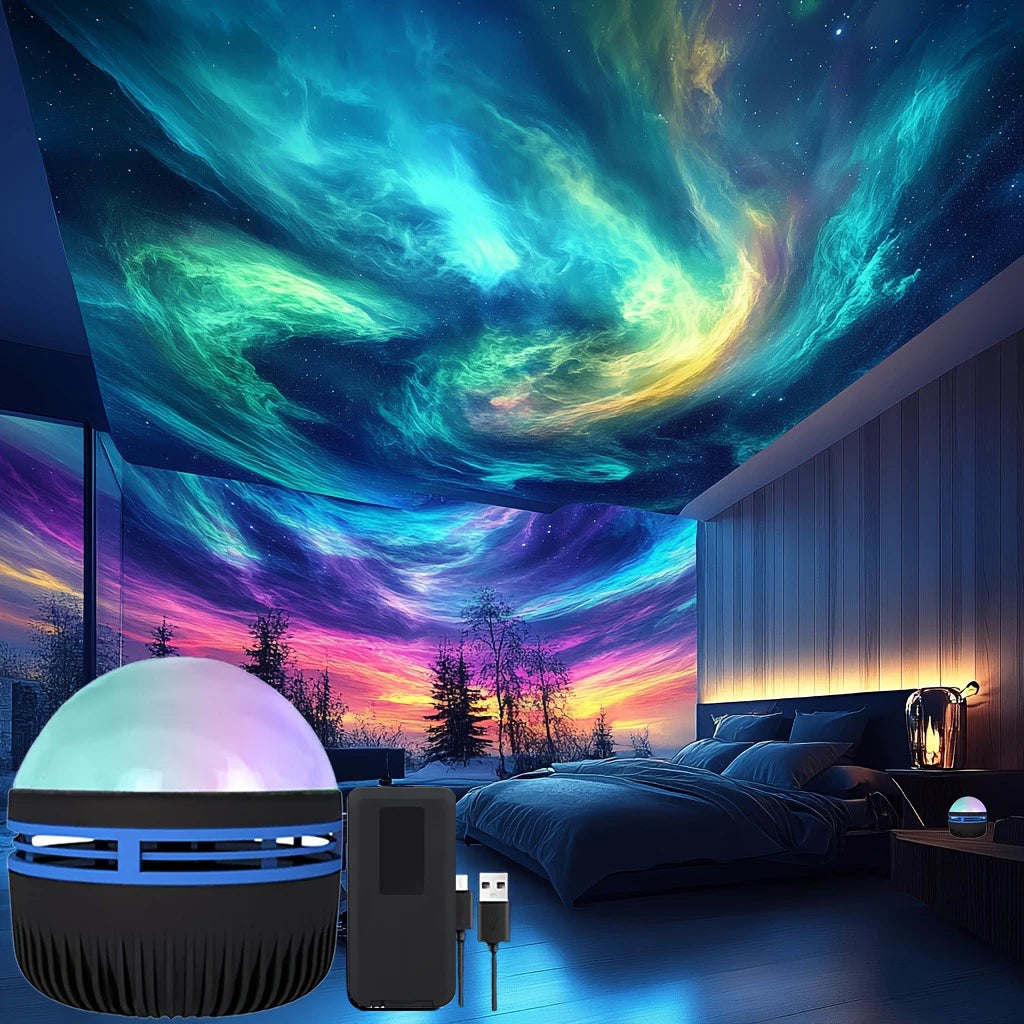 1pc LED Northern Lights Projection Lamp